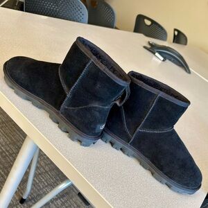 UGG Black Shearling Lined Boots